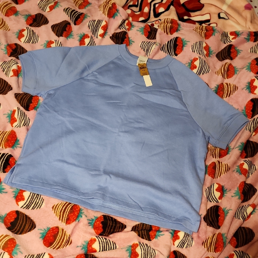 PINK Short Sleeve Sweatshirt